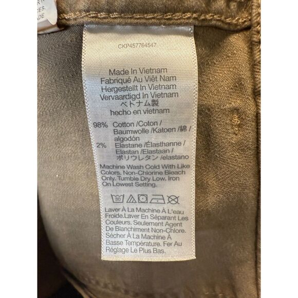 Madewell Women's NC368 Size 26 Brown The Perfect Vintage Straight Workwear Pant - Picture 7 of 7